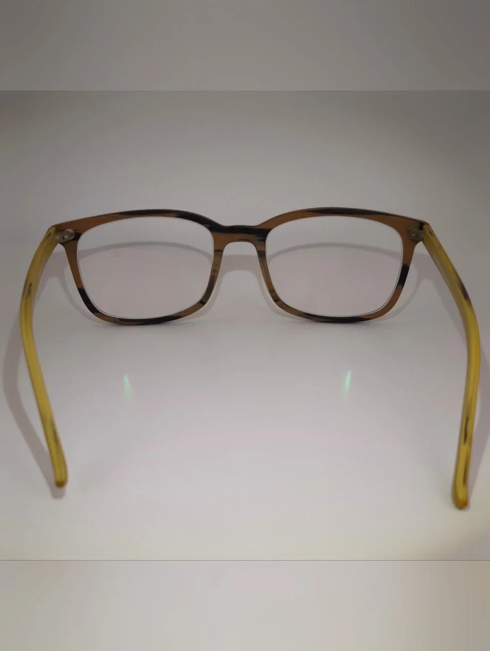 Botanist. Square Woodgrain Frame Acetate.